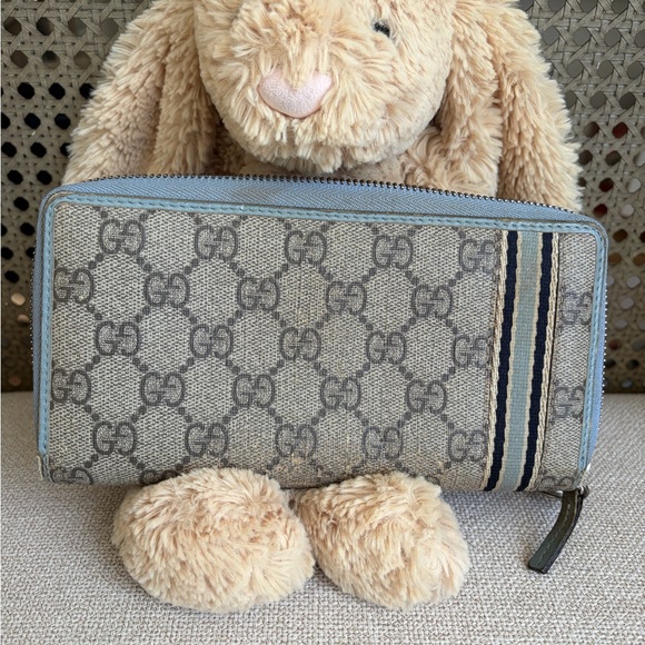 Gucci GG Canvas Zippy Wallet with COA - Picture 2 of 16